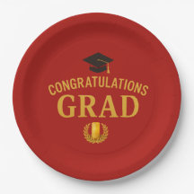 Golden Success Graduation Party Theme - Red & Gold