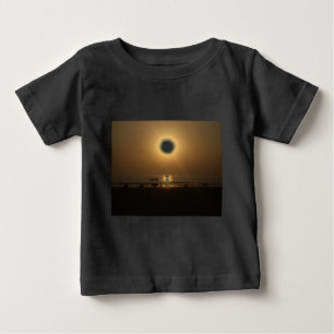 Golden Summer Sunset Reflektion am Strand Baby T-shirt