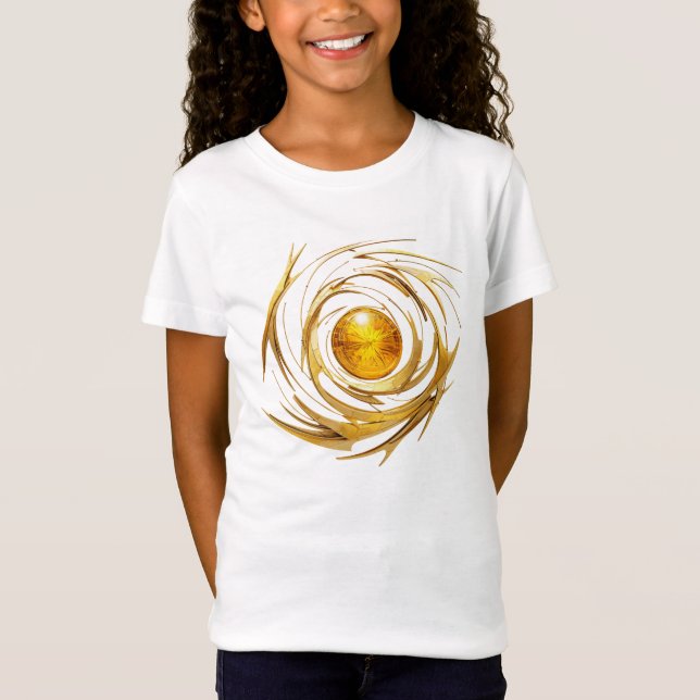 Golden Sun Art Girl's T - Shirt (Vorderseite)