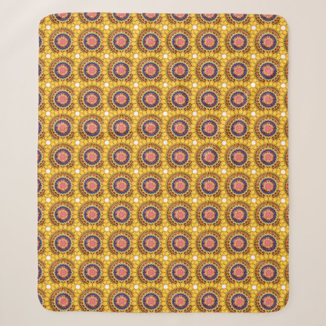 Golden sunburst  sherpadecke (Vorderseite)