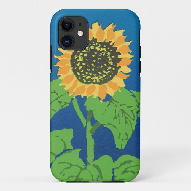 Golden Sunflower iPhone Case-Mate Barely Dort Hülle (Rückseite)