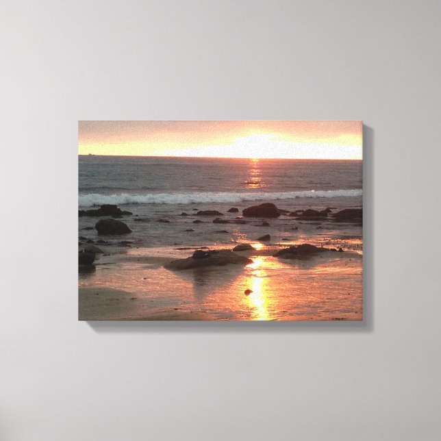 Golden Sunset Fotografy, Corona del Mar, CA Leinwanddruck (Vorderseite)