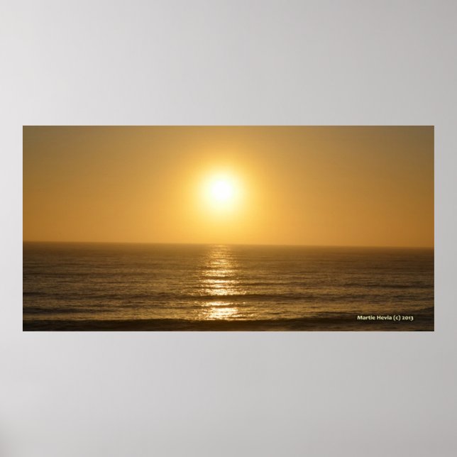Golden Sunset I - Poster (Vorne)