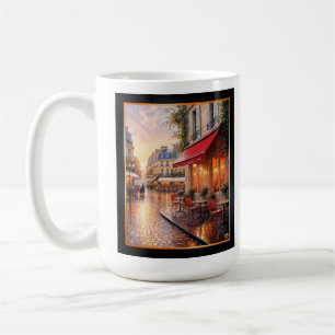 Golden Sunset Light on a Raine Town Café Kaffeetasse