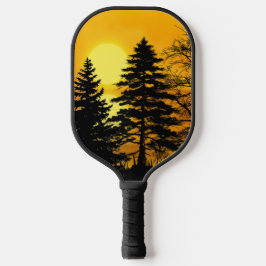 Golden Sunset Pine Tremola Pickleball Schläger