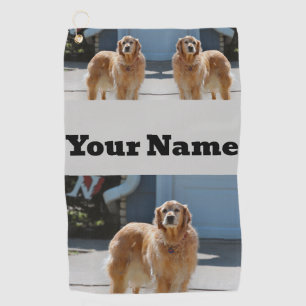 Golden Sunshine Golfhandtuch