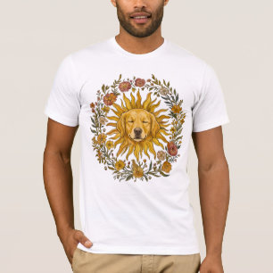 Golden Sunshine Hundeliebhaber T-Shirt