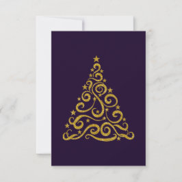 Golden Swirl Weihnachtsbaum