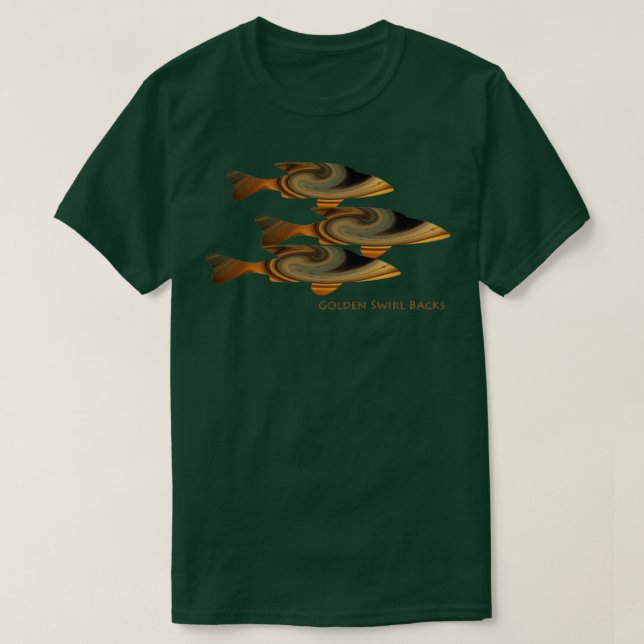 Golden Swirlbacks T-Shirt (Design vorne)