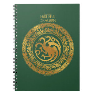 Golden Targaryen Wappen Notizblock