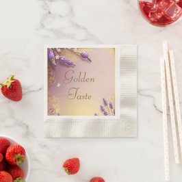 Golden Taste Serviette geprägt Schmidt Stationery