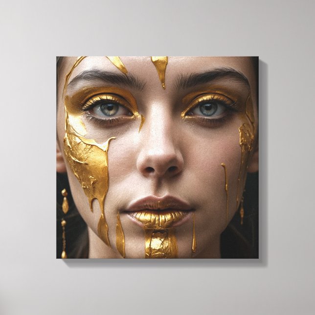 Golden Tears Leinwanddruck (Vorderseite)