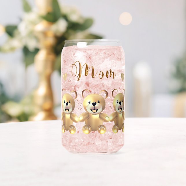 Golden Teddy Bär Dosenglas (Insitu (Hochzeit))