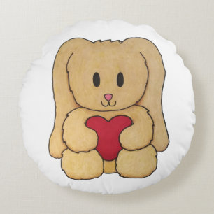 Golden Teddy Hunny Kopfkissen Rundes Kissen