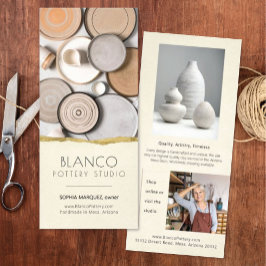 Golden Tee Creative Marketing Rack Card Werbekarte