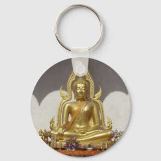 Golden Thai Buddha Schlüsselanhänger