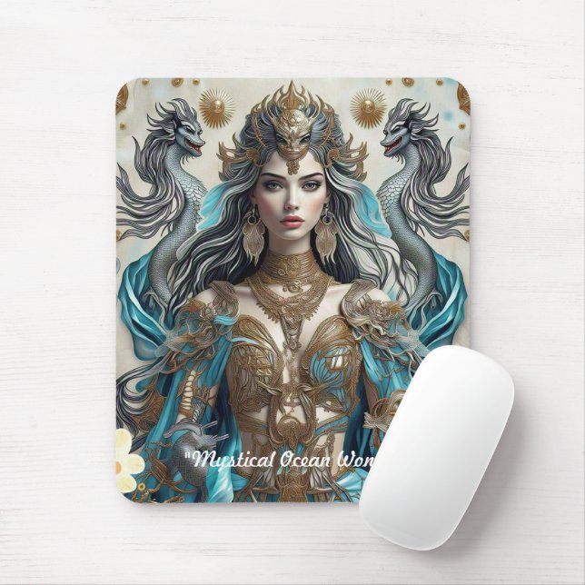 "Golden Tides Rise" Mousepad (Mit Mouse)