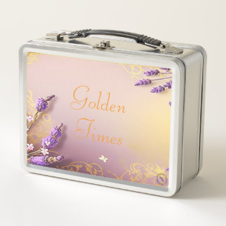 Golden Times Brotbox Schmidt Stationery Metall Brotdose