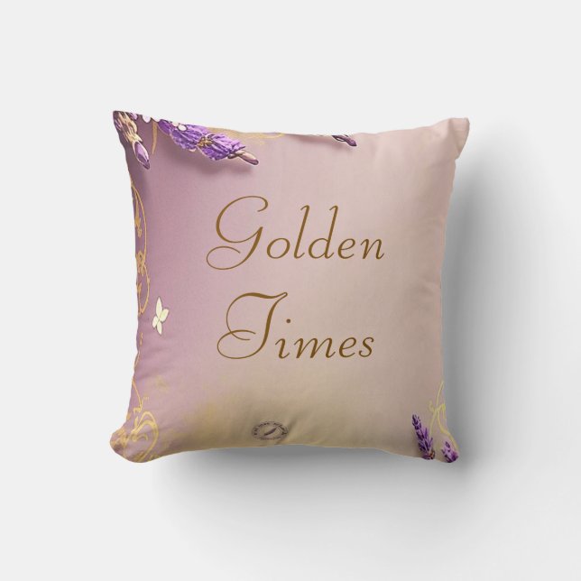 Golden Times Pillow Schmidt Stationery Kissen (Vorderseite)