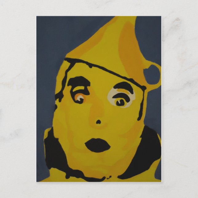 Golden Tin Man Postkarte (Vorderseite)