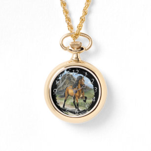 Golden Tolt - Isländisch Mare Armbanduhr