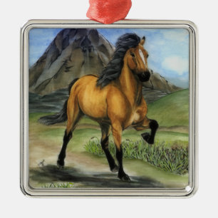 Golden Tolt Silbernes Ornament
