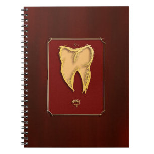 Golden Tooth Zahnarzt Zahnärztliche Assistentin El Notizblock