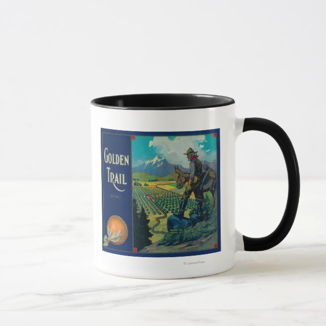 Golden Trail Orange Label #2Success, CA Tasse (Rechts)