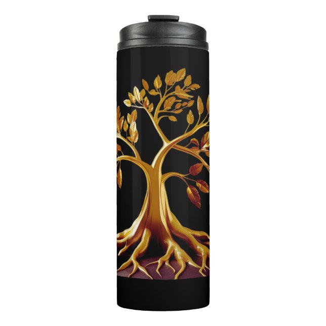 Golden Tree Hydration Wasserflasche Thermosbecher (Vorderseite)