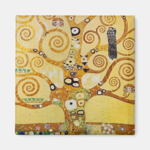 Golden Tree of Life Kunst – Art Nouveau Klimt Magnet
