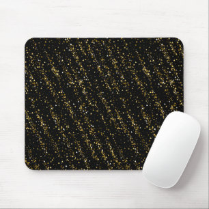Golden Triangle Punkte auf schwarzem Hintergrund G Mousepad