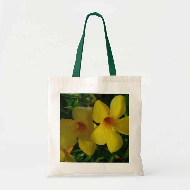 Golden Trumpet Blume II Tropical Tragetasche (Vorne)