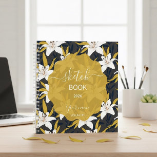 Golden Tulip Sketchbook - Notizbuch
