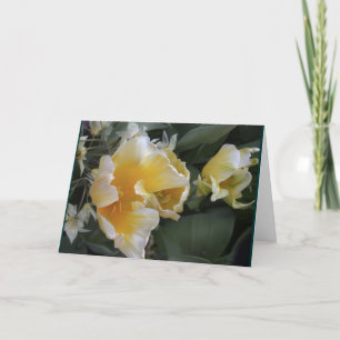Golden Tulips Karte