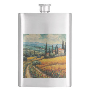 Golden Tuscany Dreams Flachmann