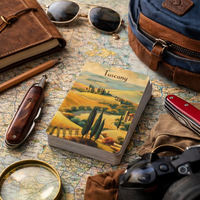 Golden Tuscany Dreams Spielkarten (Von Creator hochgeladen)