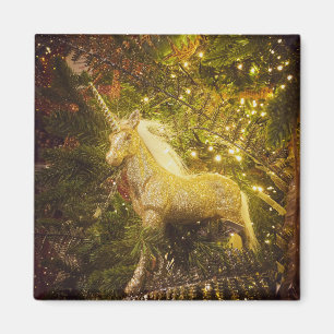 Golden Unicorn Magnet