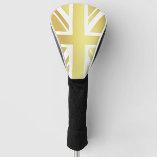 Golden Union Jack Britische Flagge Golf Headcover