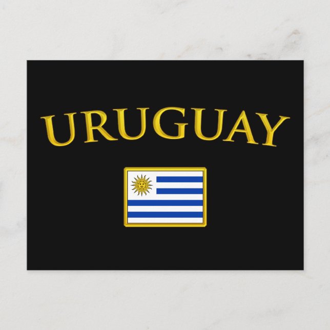 Golden Uruguay Postkarte (Vorderseite)