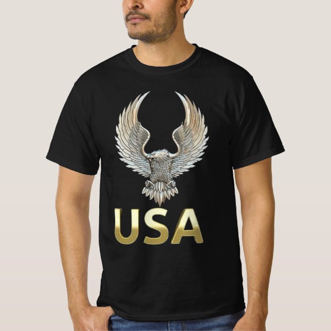 Golden USA Eagle T - Shirt (Vorderseite)