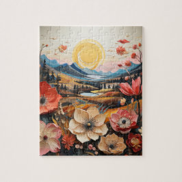 Golden Valley Blüten: Dreamlike Nature Art