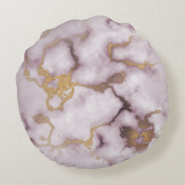 Golden Vein Marble Blush Aura Kissen