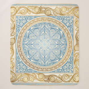 Golden verzierte dekorative Vintage Gestaltung Sherpadecke