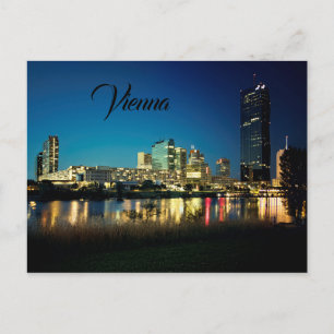 Golden Vienna la nuit Carte postale