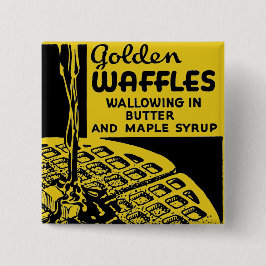 Golden Waffles Frühstück Button