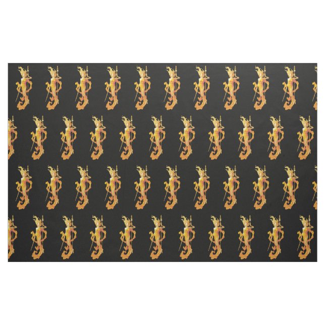 Golden Warrior Goddess Thunder_Cove Stoff (Fat Quarter (45,7 x 55,9 cm))