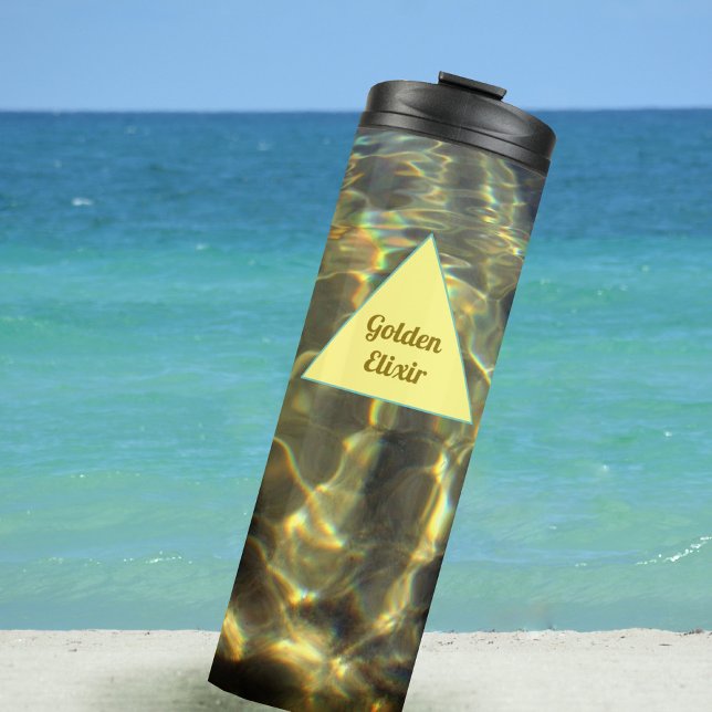 Golden Water Elixier Water Thermosbecher (Von Creator hochgeladen)