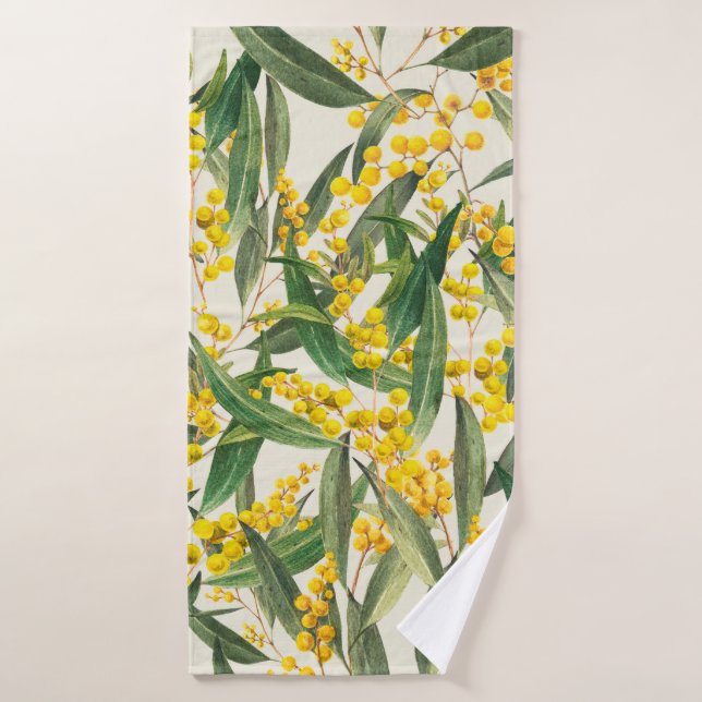Golden Wattle (Acacia pycnantha) est le na de l'Au (Serviette de bain)