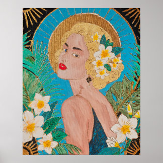 Golden Wattle Belle Poster