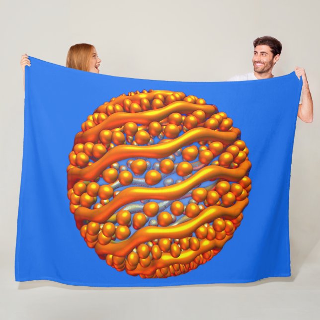 Golden Waves Fleece Blanket (Beispiel)